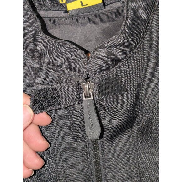 Scorpion Exo Women Blk Motorcycle Jacket Large Quilted Zippered Cuffs liner - Picture 14 of 16